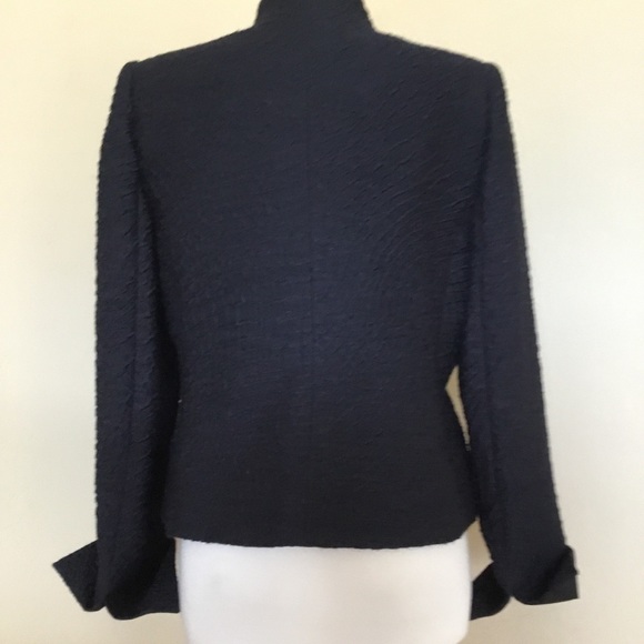 Armani Collezioni Blazer Black Made in Italy Size 16 - Picture 3 of 10